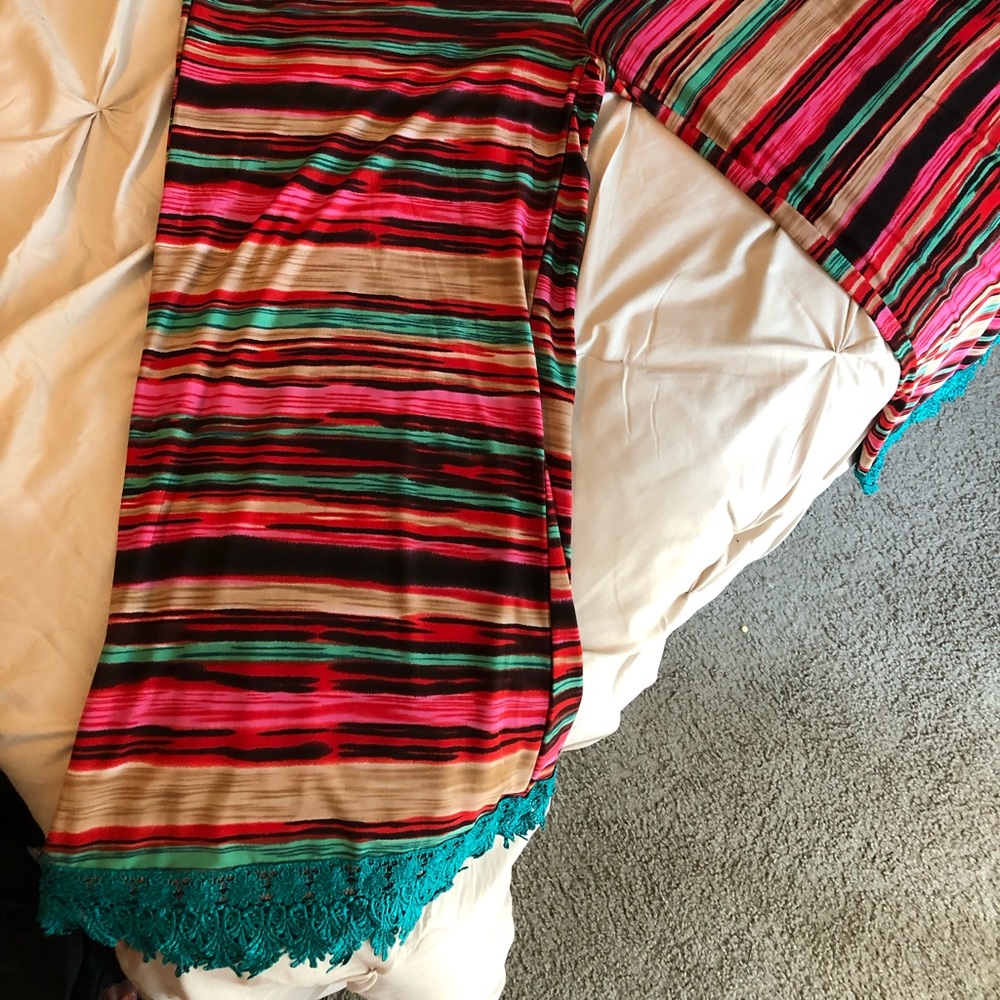 Crop serape pants